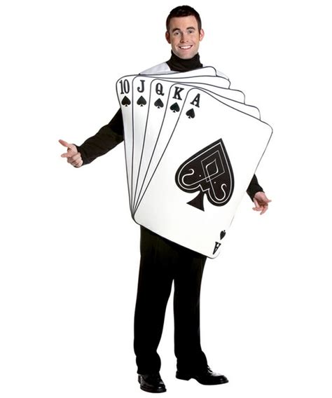 Royal Flush Costume - Adult Costume - Halloween Costume at Wonder Costumes