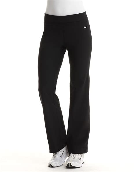 Nike "Be Strong" Dri-FIT Mid-Rise Flare-Leg Pants in Regular Length ...