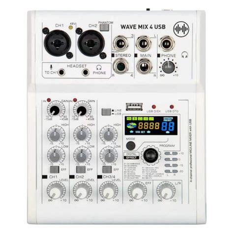 Jual Wave MIX4USB - 4-Channel Mixer with USB Audio Interface - Jakarta Utara - Destiny Sound ...