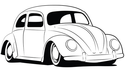 Volkswagen Beetle Silhouette at GetDrawings | Free download