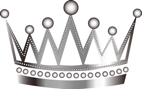 Download Vector Silver Crown Material - Silver Prince Crown Png PNG ...