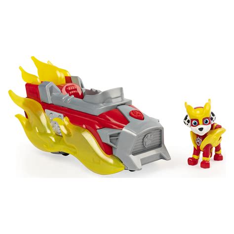 Buy Paw Patrol, Mighty Pups Charged Up Marshall’s Deluxe Vehicle with Lights and Sounds ...