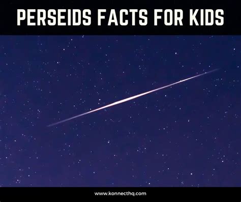 Perseids Facts for Kids - KonnectHQ