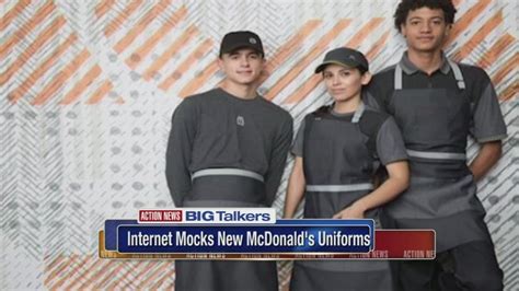 McDonald's reveals new uniforms to mixed reviews | 6abc.com