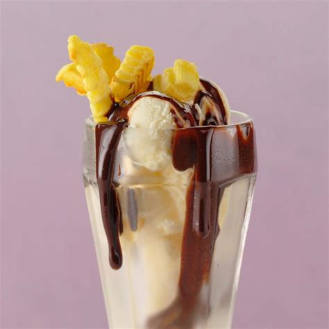 Vanilla Ice Cream with French Fries Recipe: How to Make It