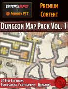 Dungeon Map Pack Vol. 1 - Foundry VTT - Elven Tower | Foundry VTT | DriveThruRPG.com