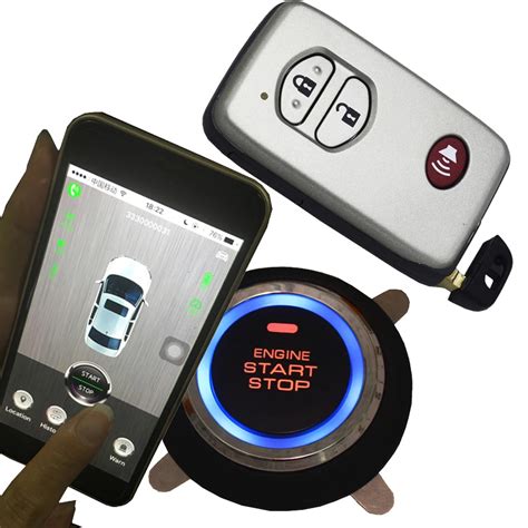 gsm security car alarm system passive keyless entry auto central lock keyless entry ignition ...