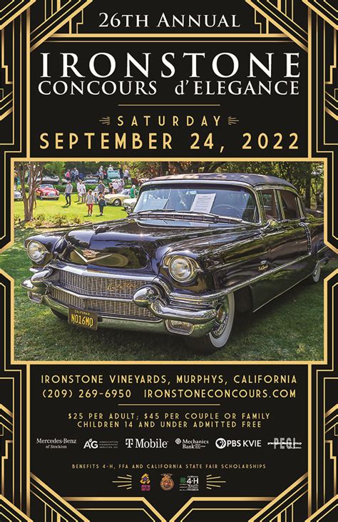 Ironstone Vineyards - Event - 26th Annual Concours d'Elegance