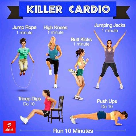 What Are Some Examples Of Cardio Exercises - Cardio Workout Routine