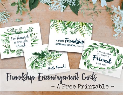 Free Printable Friendship Cards News – More Like Grace