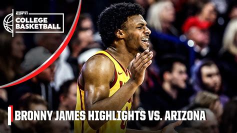 Bronny James' HIGHLIGHTS vs. the Arizona Wildcats 👀 11 PTS, 5 REB & 6 ...