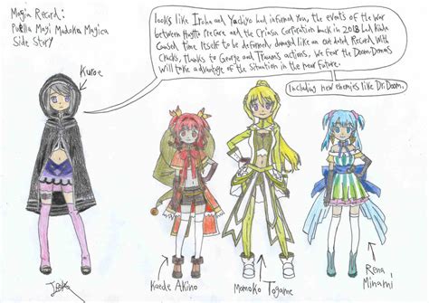 Magia Record Characters 2 by a22d on DeviantArt