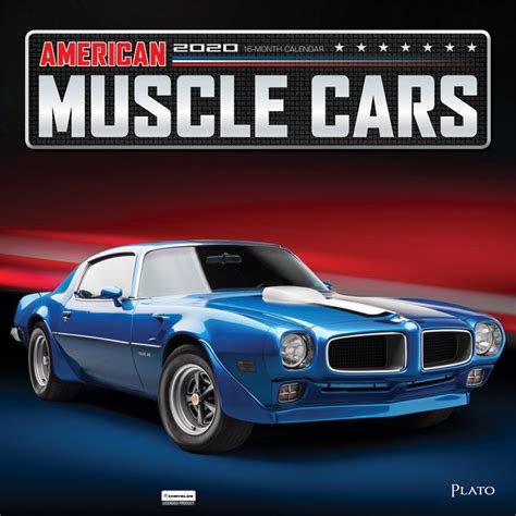 American Muscle Cars 2020 Square Wall Calendar by Plato | Plato Calendars