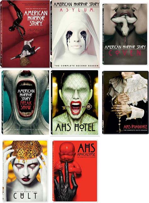 American Horror Story Seasons 1-8 Complete Series DVD Bundle (29-Disc Set): Amazon.ca: Movies ...