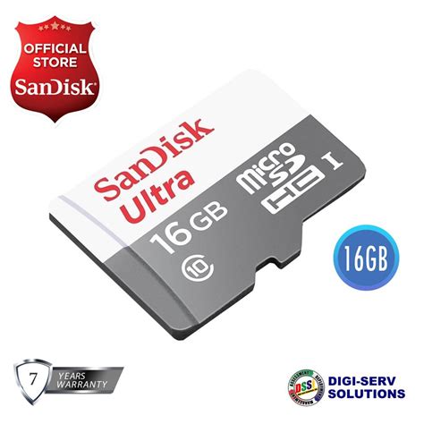 SanDisk Ultra microSD UHS-I Card ~ 16GB (SDSQUNS) | Lazada PH