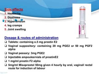 Drugs used in pregnancy, labour and puerperium | PPT