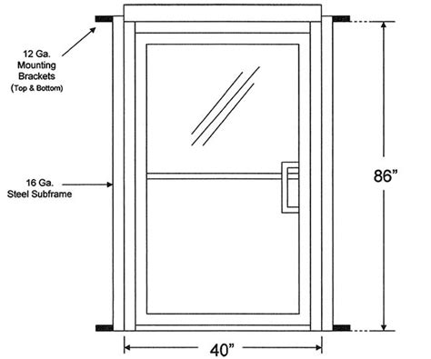 Standard Business Glass Door Size - Glass Door Ideas