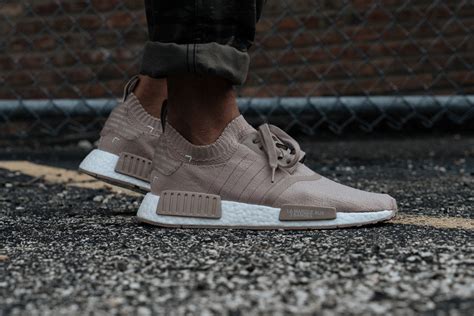 adidas NMD R1 Primeknit 'Beige' & NMD R1 Triple White