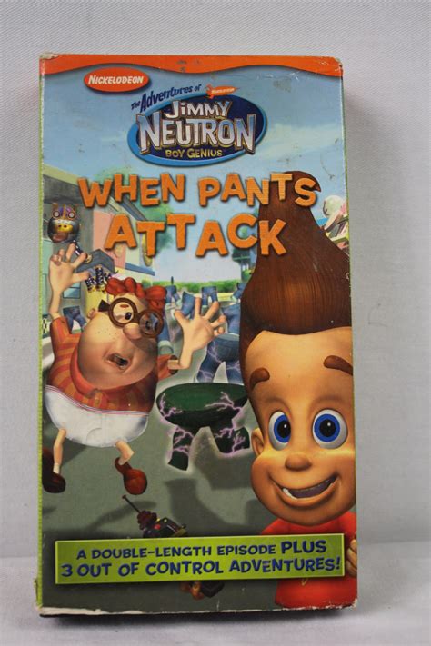 Jimmy Neutron When Pants Attack VHS Video Movie | Etsy