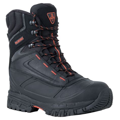 RefrigiWear - RefrigiWear Men's PolarForce Max Waterproof Insulated 8-Inch Leather Work Boots ...