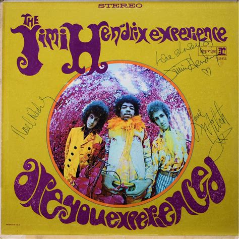 Jimi Hendrix & Noel Redding signed album