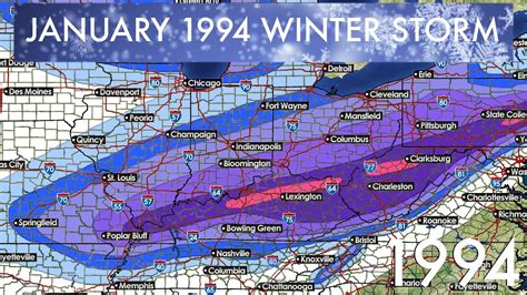 January 1994 Winter Storm & Record Cold | Winter Storm Archive - YouTube