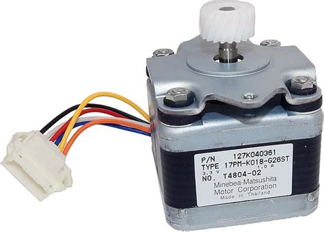 Minebea 17PM-K018-G26ST 3.3v 1.0a Motor Assembly 127K040361 6-Wire for ...