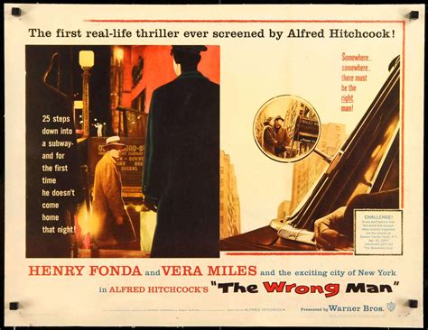 The Wrong Man (1956) Original Half-Sheet Movie Poster - Original Film ...