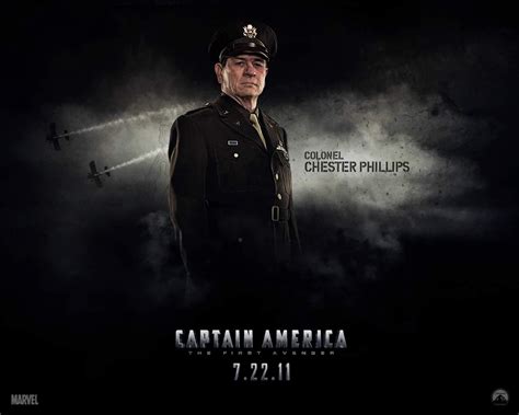 Captain America: The First Avenger / Tommy Lee Jones as Colonel Chester Phillips… | Captain ...