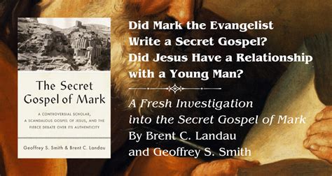 Did Mark the Evangelist Write a Secret Gospel? Did Jesus Have a Relationship with a Young Man? A ...