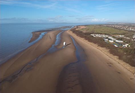 Stunning aerial photos show Burnham-On-Sea beach in its full glory