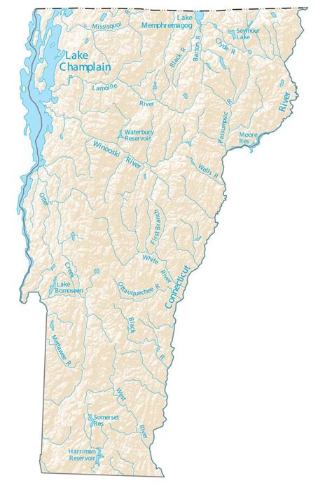 Vermont County Map - GIS Geography