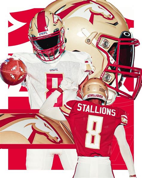 Birmingham Stallions 2022 uniforms | Pro football teams, Football ...