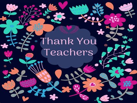 Thank You Teachers