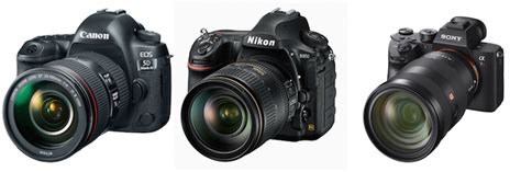 Sony A7R III vs. Canon 5D Mark IV vs. Nikon D850 specifications ...