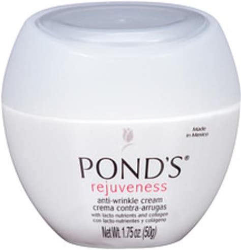 Pond's Rejuveness Anti-Wrinkle Cream - 1.75 oz, Nutrition Information ...