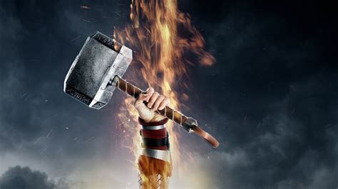 Thor, Hammer, God of War Ragnarok, Video Game HD Phone Wallpaper | Rare Gallery