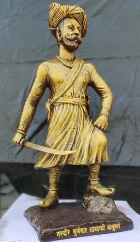 FRP Golden Tanaji Malusare Fiber statue, For Interior Decor, Size: 2 Feet at Rs 20000/piece in ...