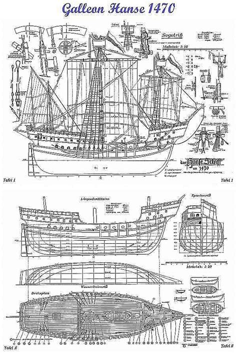 Cog Hanse 1470 ship model plans Best Ship Models