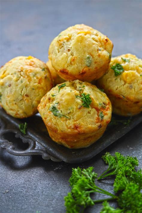 Cheese Muffin Recipe (With Corn) - Fun FOOD Frolic