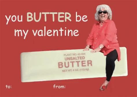 Butter Be My Valentines Day Card GIF - Vdaycards Valentines Day ...