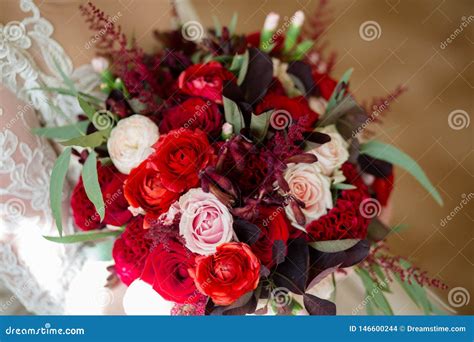 Wedding bouquet of flowers stock photo. Image of bloom - 146600244