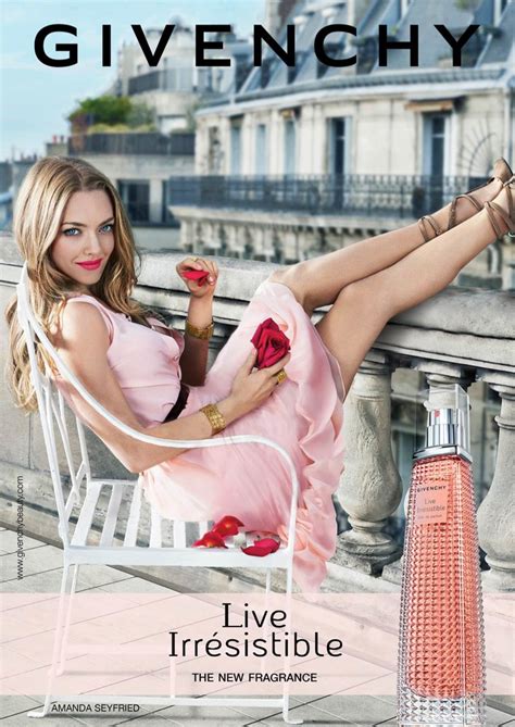 Amanda Seyfried Givenchy Live Irrésistible Fragrance Campaign