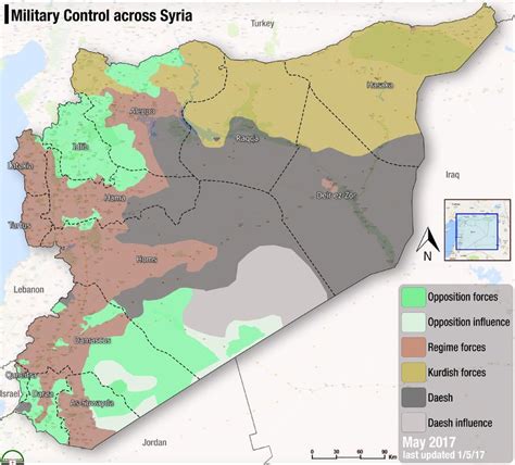 Military situation in Syria ( pro - rebel map) : syriancivilwar