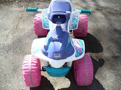 power wheels barbie trailrider four wheeler quad racer | #103108020