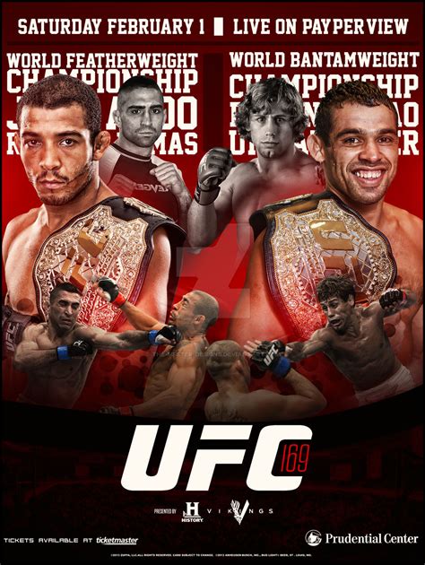 UFC 169 custom poster . by THE-MFSTER-DESIGNS on DeviantArt