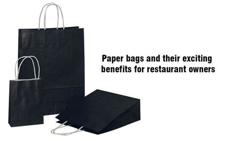 Paper Bags and Their Exciting Benefits for Restaurant Owners, Paper ...