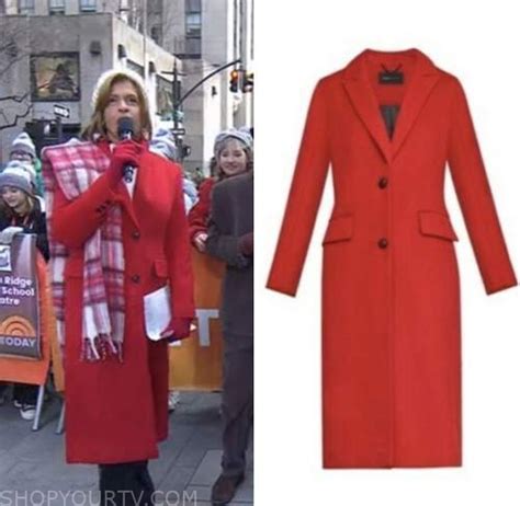 The Today Show: January 2023 Hoda Kotb's Red Coat | Shop Your TV