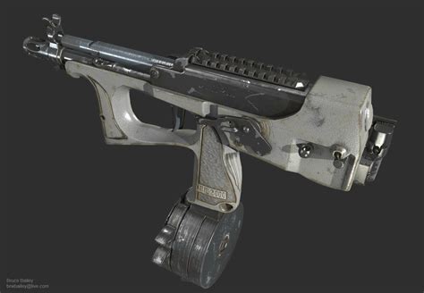 PP-2000 gun — polycount