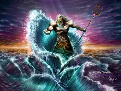 Poseidon (Neptune) - Greek God of the Sea. | Greek Gods and Goddesses - Titans - Heroes and ...